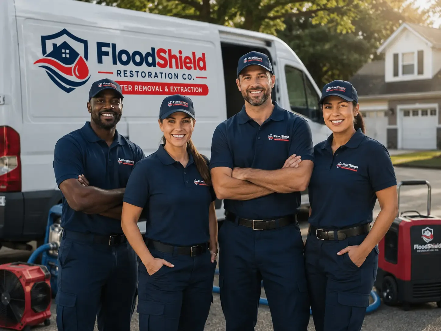 Flood Damage Restoration company in Ruso, ND